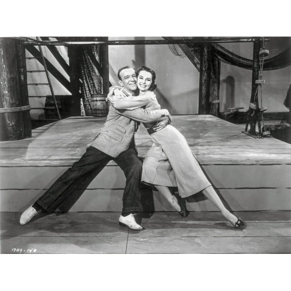 Silk Stockings Couple hugging Each Other in a Movie Scene Photo Print (8 x 10)