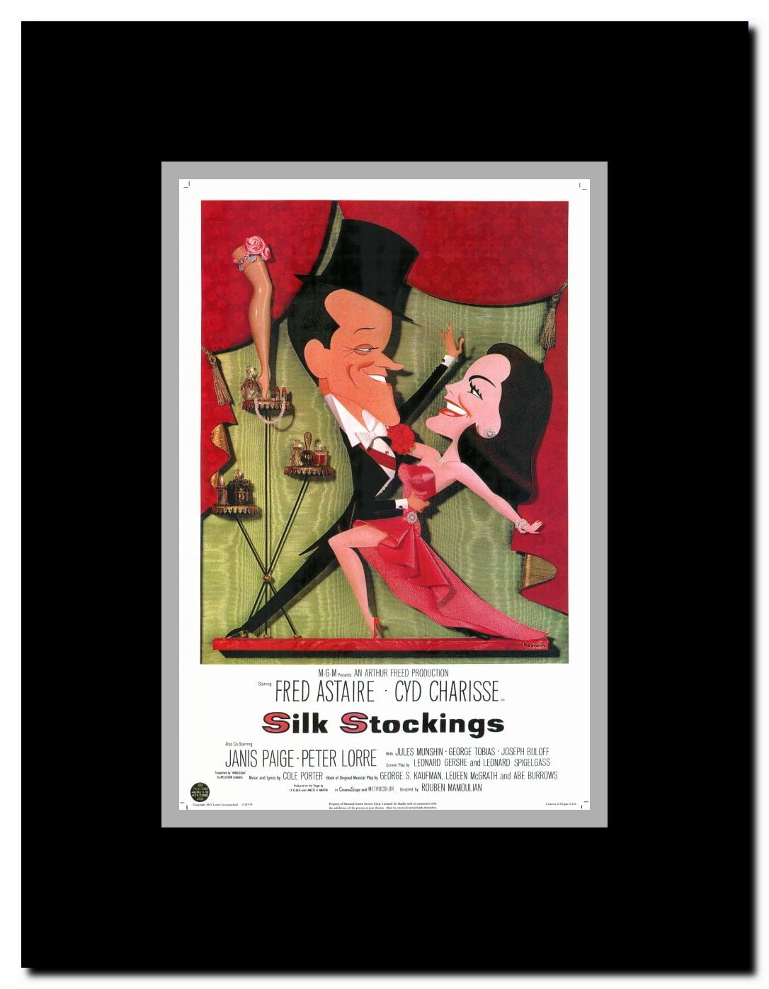Silk Stockings Framed Movie Poster