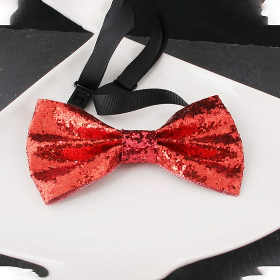 Silk Ties Mens Banquet Performance English Color Adjustable Bow Bow Tie,Red Mardi&nbsp;Gras Male Bow Tie