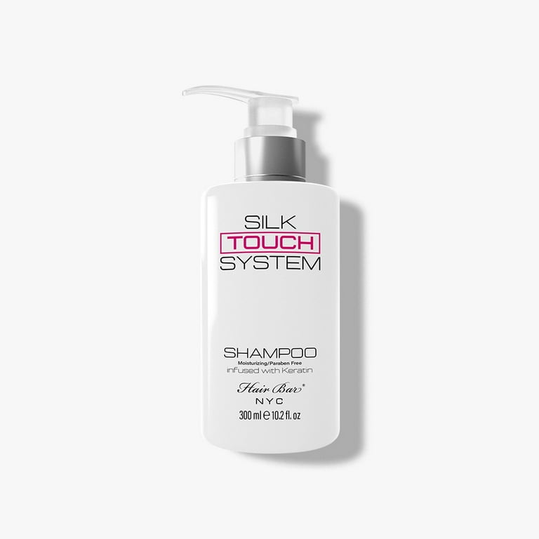 Silk Touch System Keratin Care Smoothing Shampoo With Pure Keratin Biotin For Chemically and Color Treated Hair by Hair Bar NYC 10.2oz 300ml Walmart