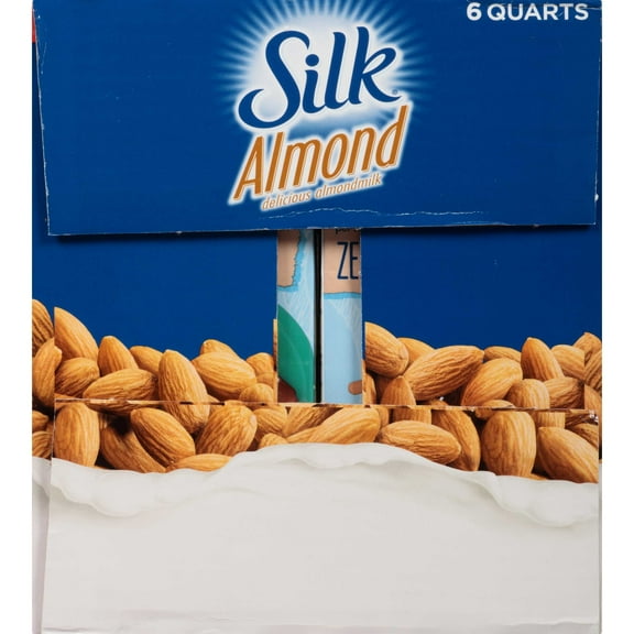 Silk Unsweetened Almond Milk, 1 Quart -- 6 per case.