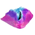 thumbnail image 1 of Silk Women Belly Dance Veil Scarf 100% Silk Veil Belly Dance White+turquoise+royal Blue, 1 of 7