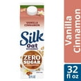 thumbnail image 1 of Silk Zero Sugar Dairy Free, Gluten Free, Vanilla Cinnamon Oat Creamer, 32 fl oz Carton, 1 of 15