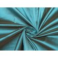 thumbnail image 1 of Silk dupioni fabric iridescent turquoise blue color 54" wide DUP51[3], 1 of 5