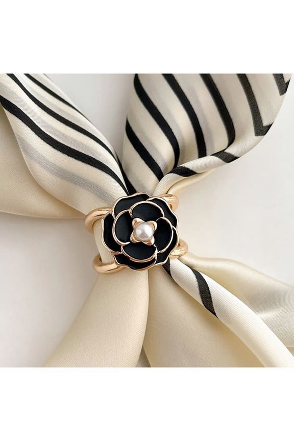 Silk scarf button - Eyelet button to create a bow to create a high-class multi-purpose scarf