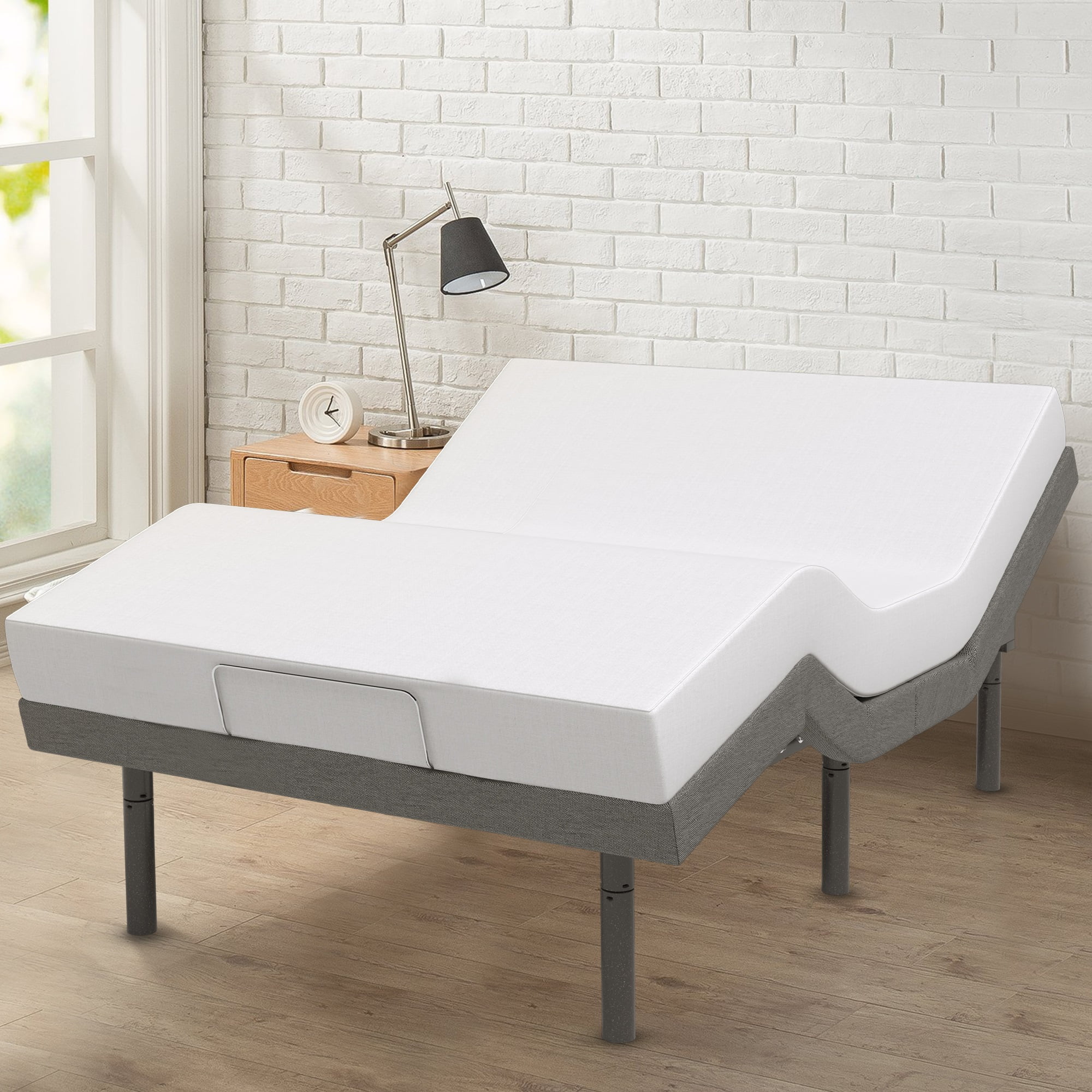 SilkDawn Adjustable Bed Frame with Mattress Massagers Wireless
