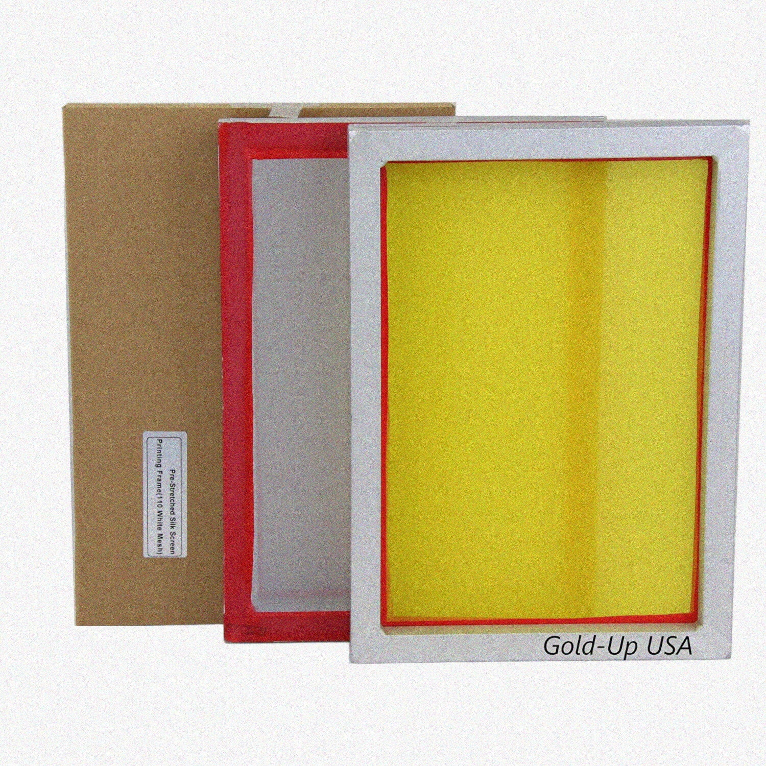 SilkPrintPro Aluminum Mesh Frame Vibrant Yellow 230 Mesh 9x14 Inch