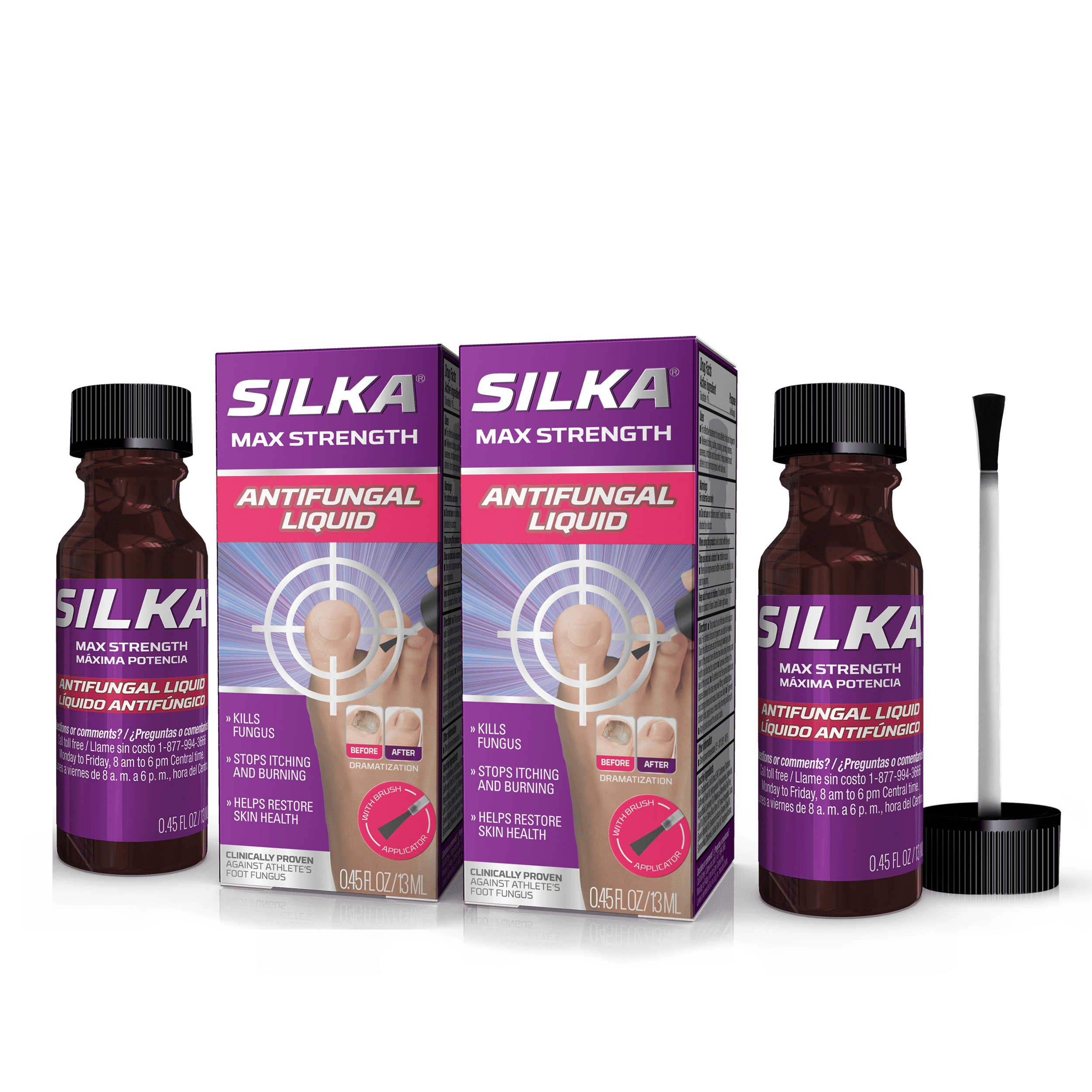 Silka Max Strength Antifungal Liquid with Brush - Lebanon | Ubuy