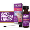thumbnail image 1 of Silka Toenail Antifungal Liquid - Extra Strength Toenail Fungus Treatment, 0.45 fl oz, 1 of 10