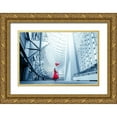 thumbnail image 1 of Silkandfire 18x13 Gold Ornate Wood Framed with Double Matting Museum Art Print Titled - A Day Trip, 1 of 4