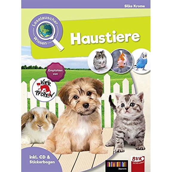 Silke Krome Leselauscher Wissen: Haustiere: Mit Stickerbogen (Hardcover)