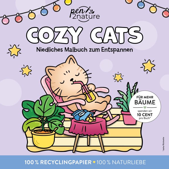 Silke Reimers Cozy Cats: Niedliches Malbuch zum Entspannen (Paperback)