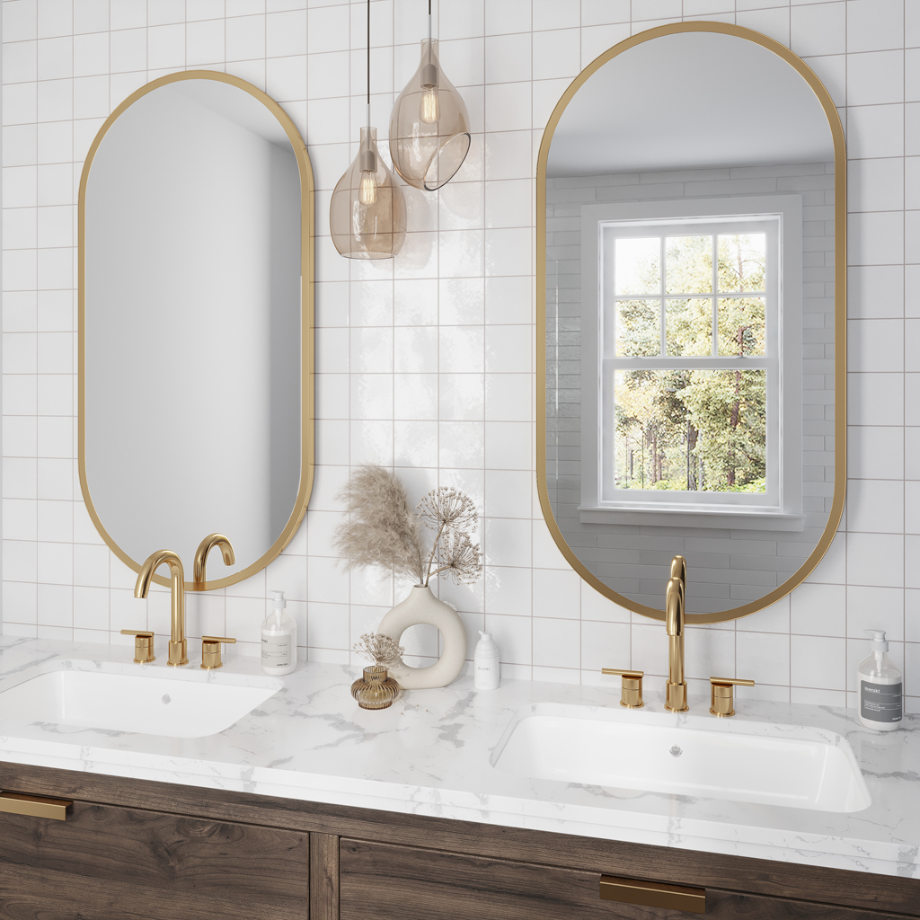 Silken 3.94 in. x 3.94 in. Glossy White Ceramic Square Wall and Floor Tile (6.46 sq. ft./case) (60-pack)