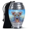 thumbnail image 1 of Silken Waves Burial Urns For Cremated Remains, Large Urns For Human Ashes Adult Male, Urn For Human Ashes Adult Men, Burial Urns For Adult Human Ashes, 10 Inch Ashes For Women, 1 of 1