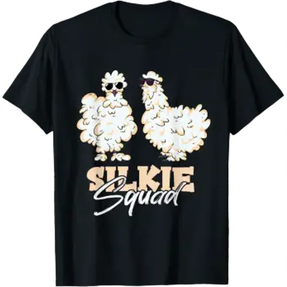 Silkie Squad Silk Chicken Silky Chicken Silkie Chicken Lover T-Shirt