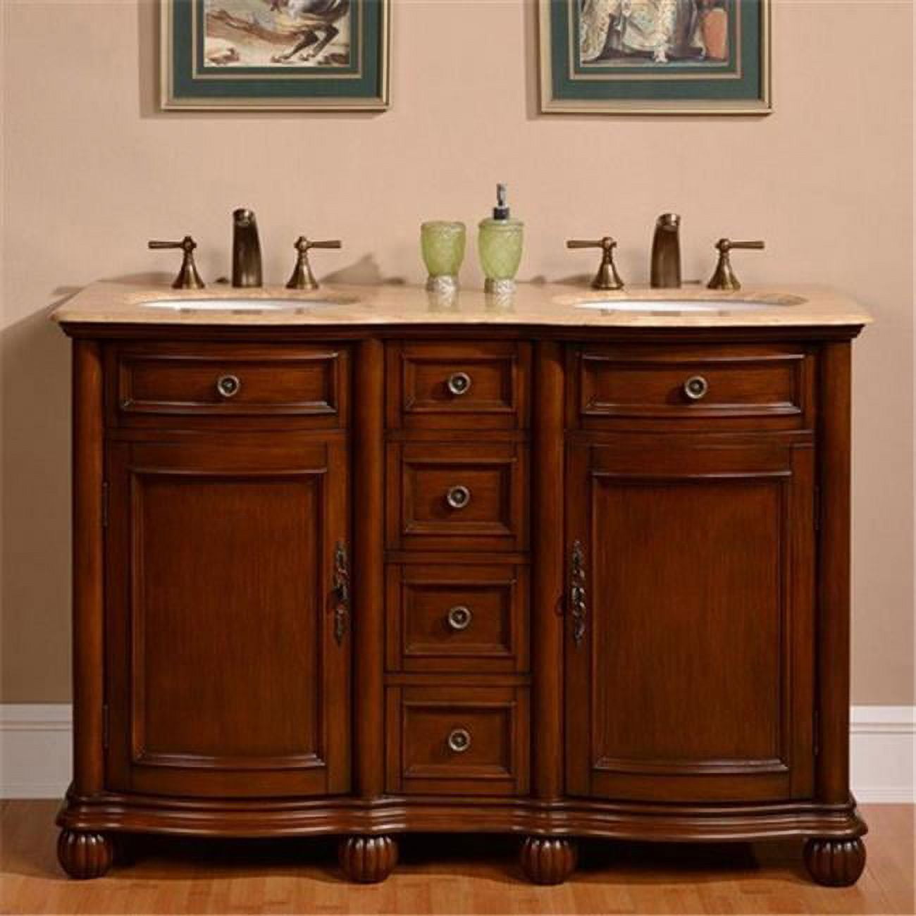 52 Inch Double Sink Vanity