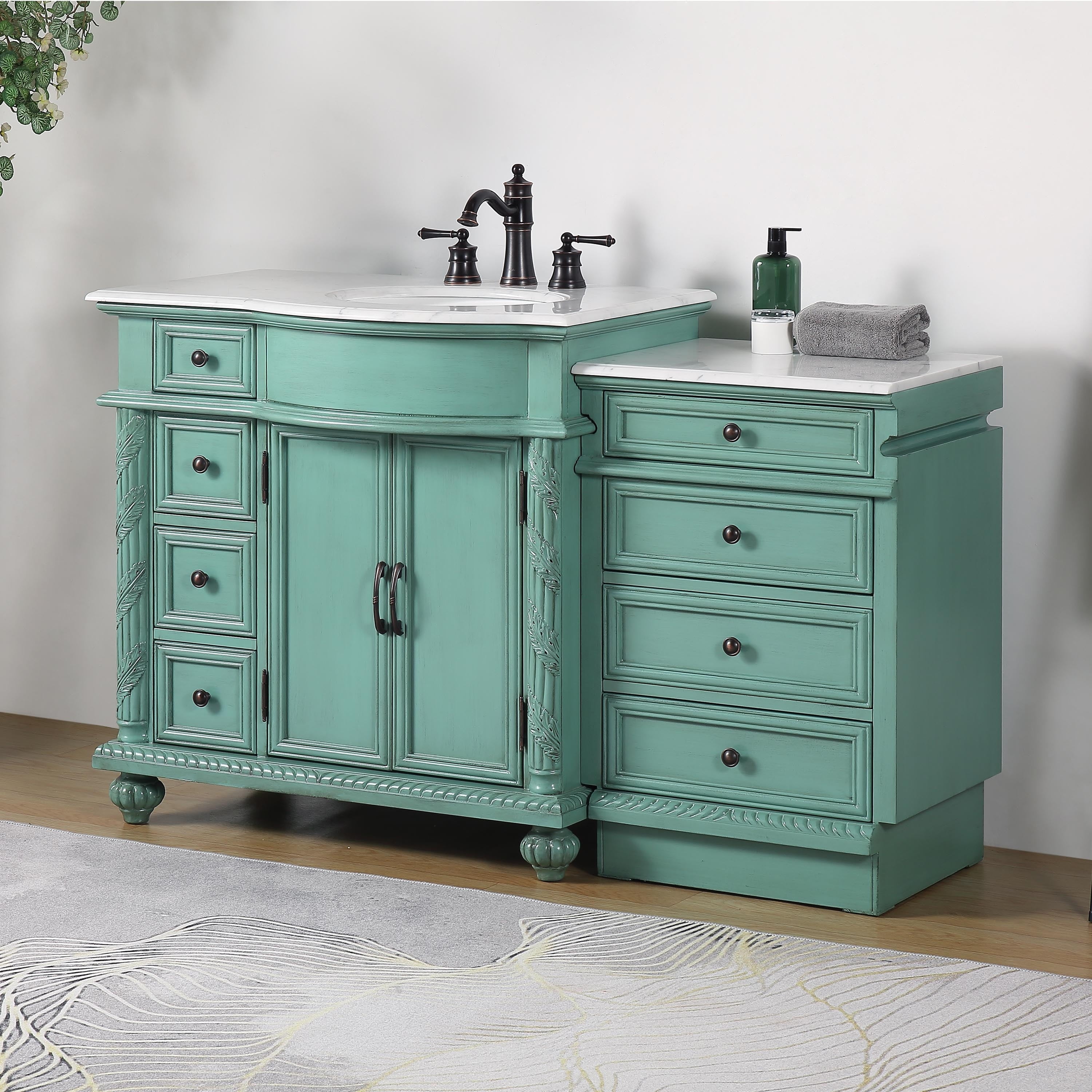 56 Inch Bathroom Vanity