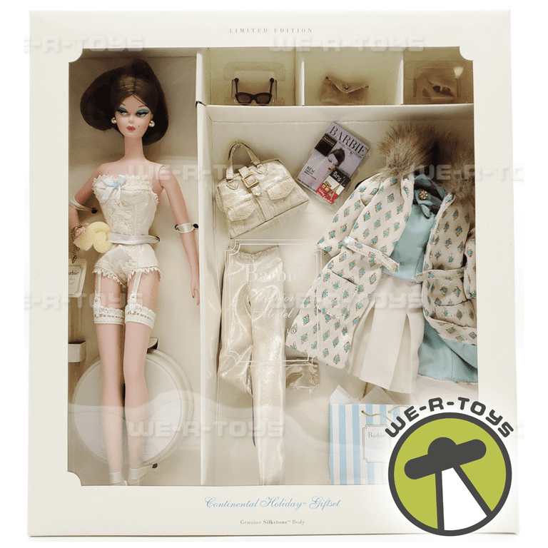 Continental Holiday Barbie Giftset Silkstone BFMC Gold Label 2001