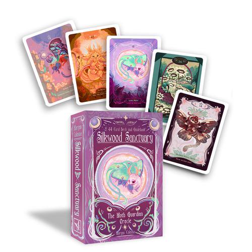 The Silkwood Sanctuary: A Moth Guardian Oracle (44 Full-Color Cards and 112-Page Guidebook)