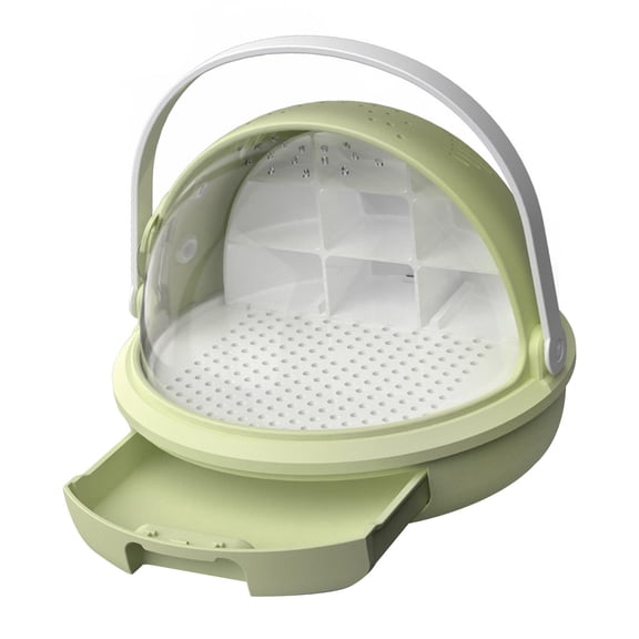 Silkworm Breeding Box Reptile Habitat Container Transparent PP Material Educational Observation for Kids