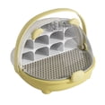 thumbnail image 1 of Silkworm Breeding Box Transparent Silkworm Growth Box Habitat Cage with Handle Small Animals Breeding Space Capsule Hatching Container for Silkworms Observation, 1 of 8