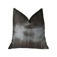 thumbnail image 1 of Silky Brown Mik Dark Brown Handmade Luxury Pillow, 22 x 22 in., 1 of 1