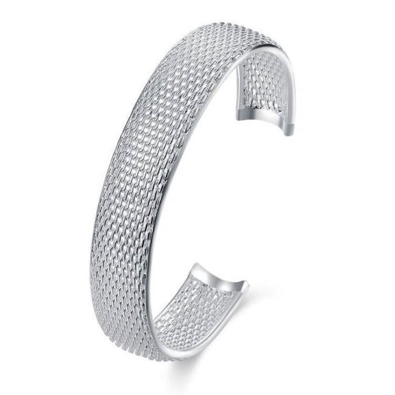 Silky Chains Silver Bangle Bracelet for Women Everyday Wear and Special Occasion