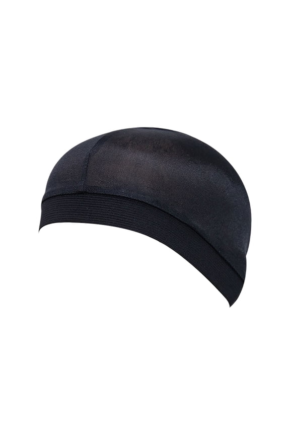 Silky Dome Cap For Making Wigs Men Satin Elastic Band Bandanas Bottom Cap Spandex Cooling Cap Silk Based Beanie Bonnet Wave Cap