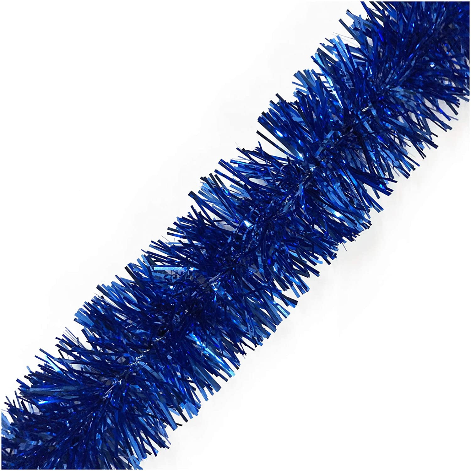 Silky Garland Tinsel, 20-Feet, Blue