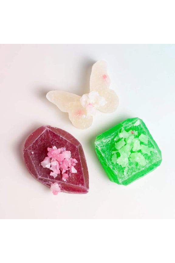 Signature Trio Collection Handcrafted Edible Jewelry, Vegan and Gluten-Free, Real Fruit, Assorted Flavors (Green Apple Pear, Hibiscus Blueberry, Lemon)