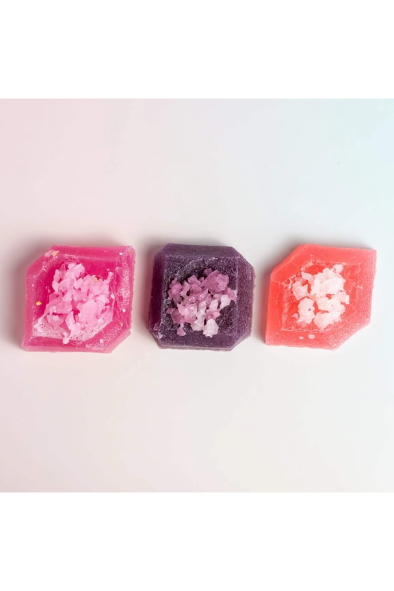 Signature Trio Collection Handcrafted Edible Jewelry, Vegan and Gluten-Free, Real Fruit, Assorted Flavors (Guava, Grape Vanilla, Black Raspberry Pear.)