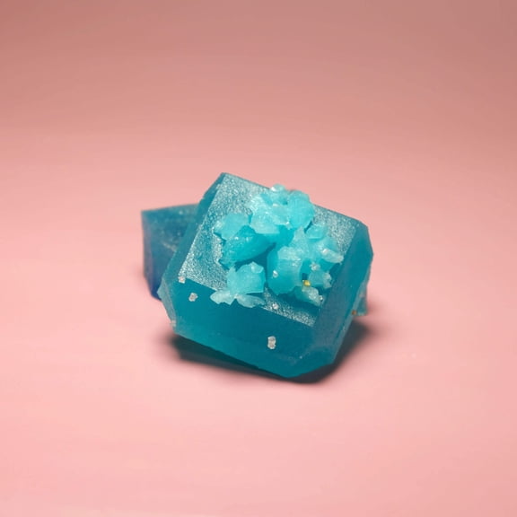Silky Gem The Jewel Box: Blue Raspberry Crystal Candy One-Flavor Edible Gem & ASMR Kohakutou Vegan, Gluten-Free Gourmet Gift