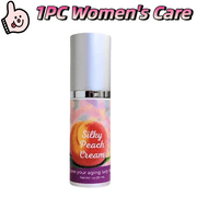 Silky_Peach Cream by Parlor Game – Bioidentical_Estriol Cream for Women – Menópause Rélief for Vaginal_Dryness & Vulva_Itch – 30ml Bottle (2 Month Supply), 1pc