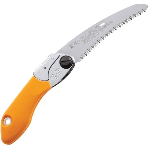 Silky PocketBoy Curve Folding 130mm Saw 5" SK4 High Carbon Orange Rubber 72613