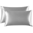 thumbnail image 1 of Silky Satin Pillowcase For Hair And Skin,Pillow Cases Standard Size Set Of 2 Satin Pillow Case With Envelope Closure, 1 of 4