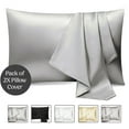 thumbnail image 1 of Silky Satin Pillowcase Set (2-Pack) - Reduces Frizz & Wrinkles, Envelope Closure, 1 of 7