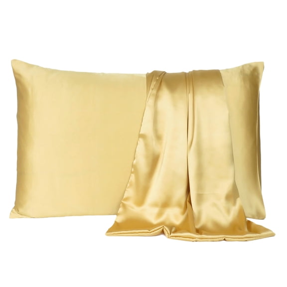 Silky Satin Pillowcases Set of 2 for Hair and Skin Standard King Queen Bed Pillow Cases Bedroom Decor Online