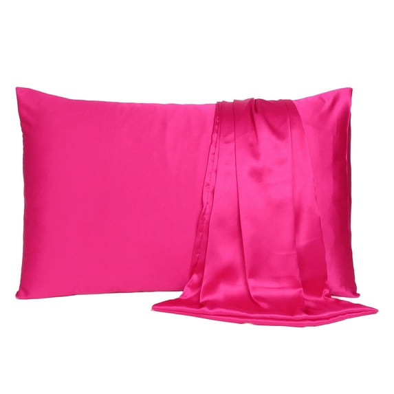 Silky Satin Pillowcases Set of 2 for Hair and Skin Standard King Queen Bed Pillow Cases Bedroom Decor Online