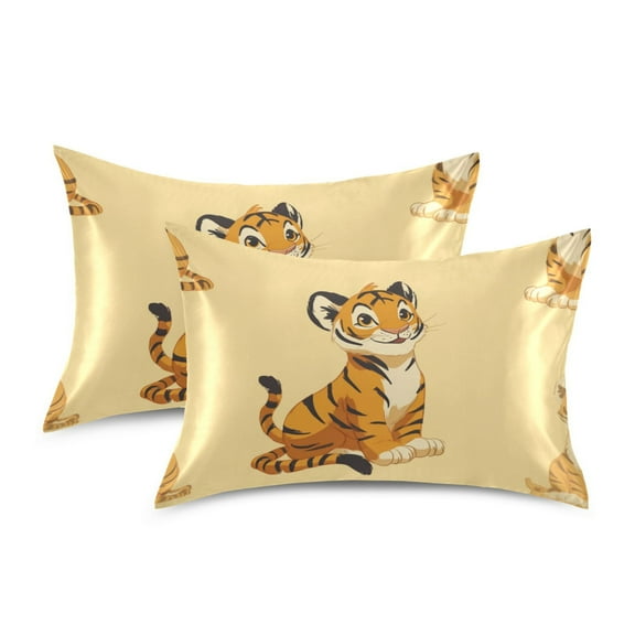 Silky Satin Standard Pillowcases For Hair And Skin Cub