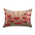 thumbnail image 1 of Satin Pillowcase Home Luxury Envelope Pillowcases Soft And Smooth Rose Field, 1 of 6
