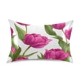 thumbnail image 1 of Satin Pillowcase Home Luxury Envelope Pillowcases Soft And Smooth Vibrant Tulips, 1 of 6