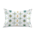 thumbnail image 1 of Satin Pillowcase Home Luxury Envelope Pillowcases Soft And Smooth Aztec Pattern, 1 of 6