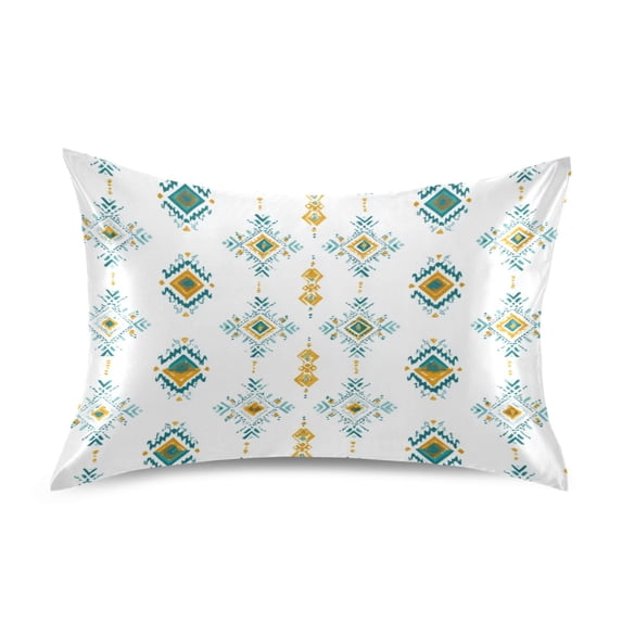 Satin Pillowcase Home Luxury Envelope Pillowcases Soft And Smooth Aztec Pattern