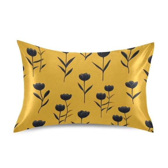 Silky Satin Standard Pillowcases For Hair And Skin Spark Vector
