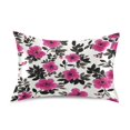 thumbnail image 1 of Satin Pillowcase Home Luxury Envelope Pillowcases Soft And Smooth Flowers Pattern, 1 of 6