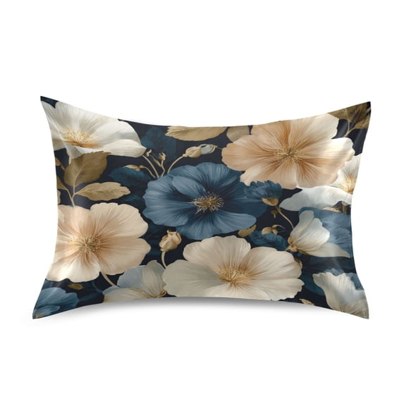 Satin Pillowcase Home Luxury Envelope Pillowcases Soft And Smooth Elegant Floral
