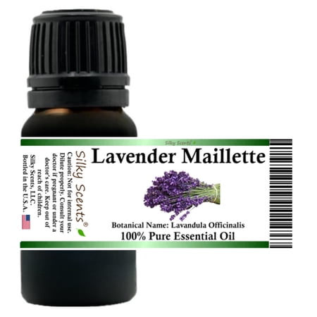 Silky Scents Lavender Maillette Essential Oil (Lavandula Angustifolia) 100% Pure and Natural - 5 ML