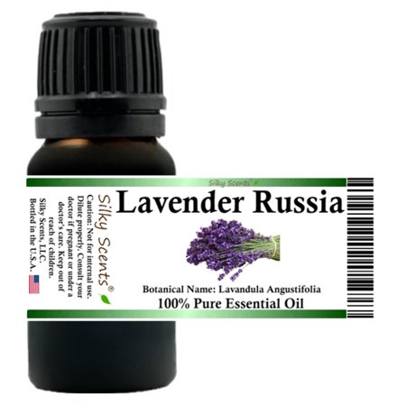 Silky Scents Lavender Russia Essential Oil (Lavandula Angustifolia) 100% Pure and Natural - 5 ML