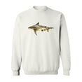 thumbnail image 1 of Silky Shark Watercolor Design Sweatshirt Men -Image by Shutterstock, Male Large, 1 of 4
