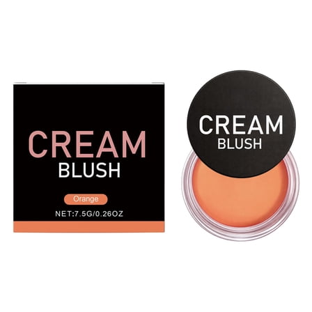 Silky Smooth Blush Moisturizing Natural Rosy Glow Orange Pink Red Even Color Payoff Luminous Finish 7.5g Makeup For Women Teens Daily Wedding Party Gift
